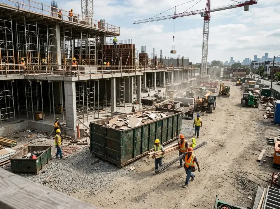 commercial-construction-site-w-002 — frequently asked questions, Low Cost Construction Dumpster Rental in West Ishpeming, MI